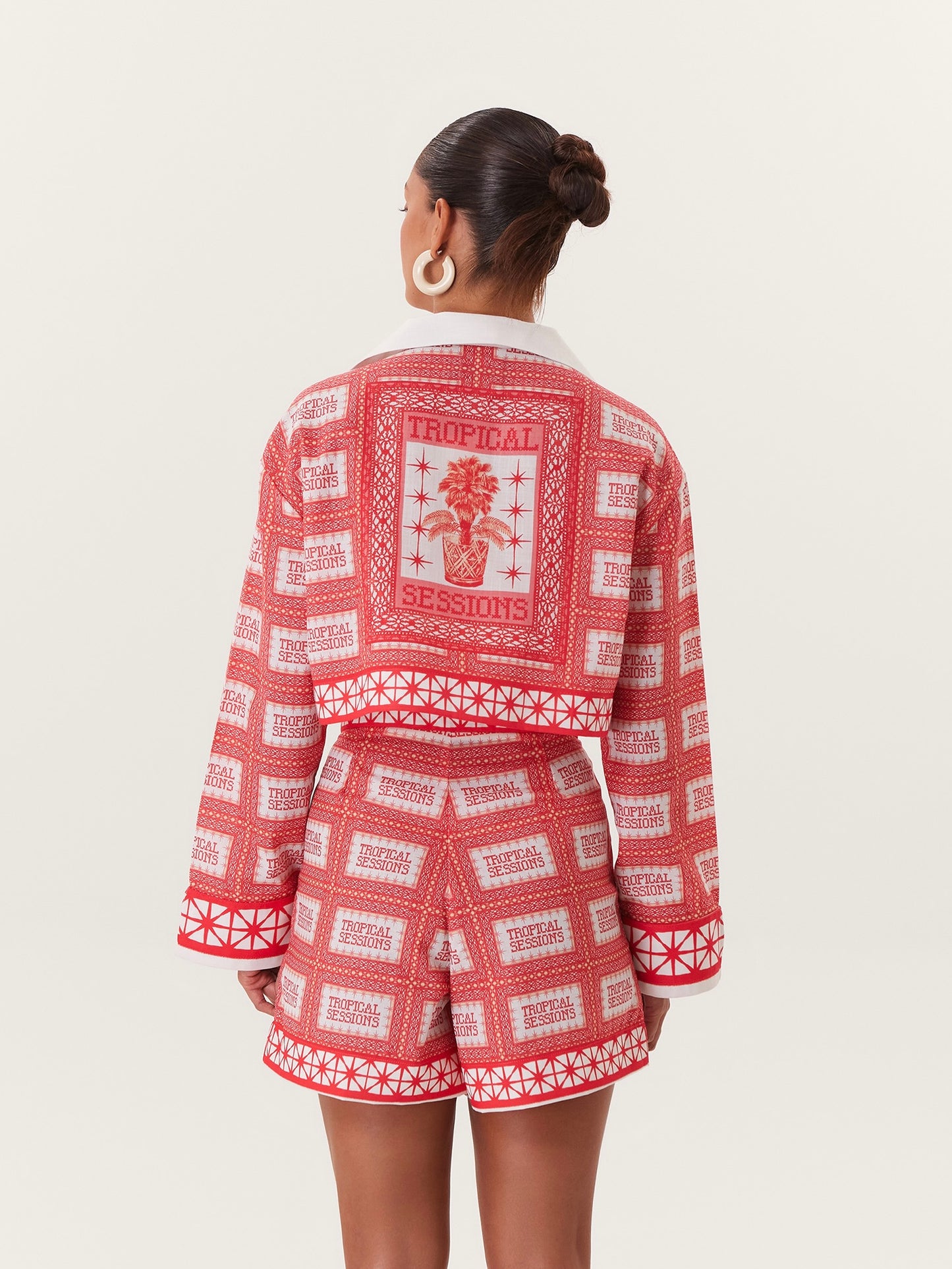 TROPICAL SHORTS PINK