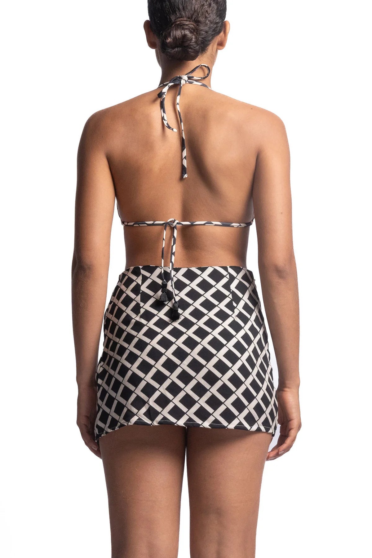 ANDREINA BLACK DECO SKIRT