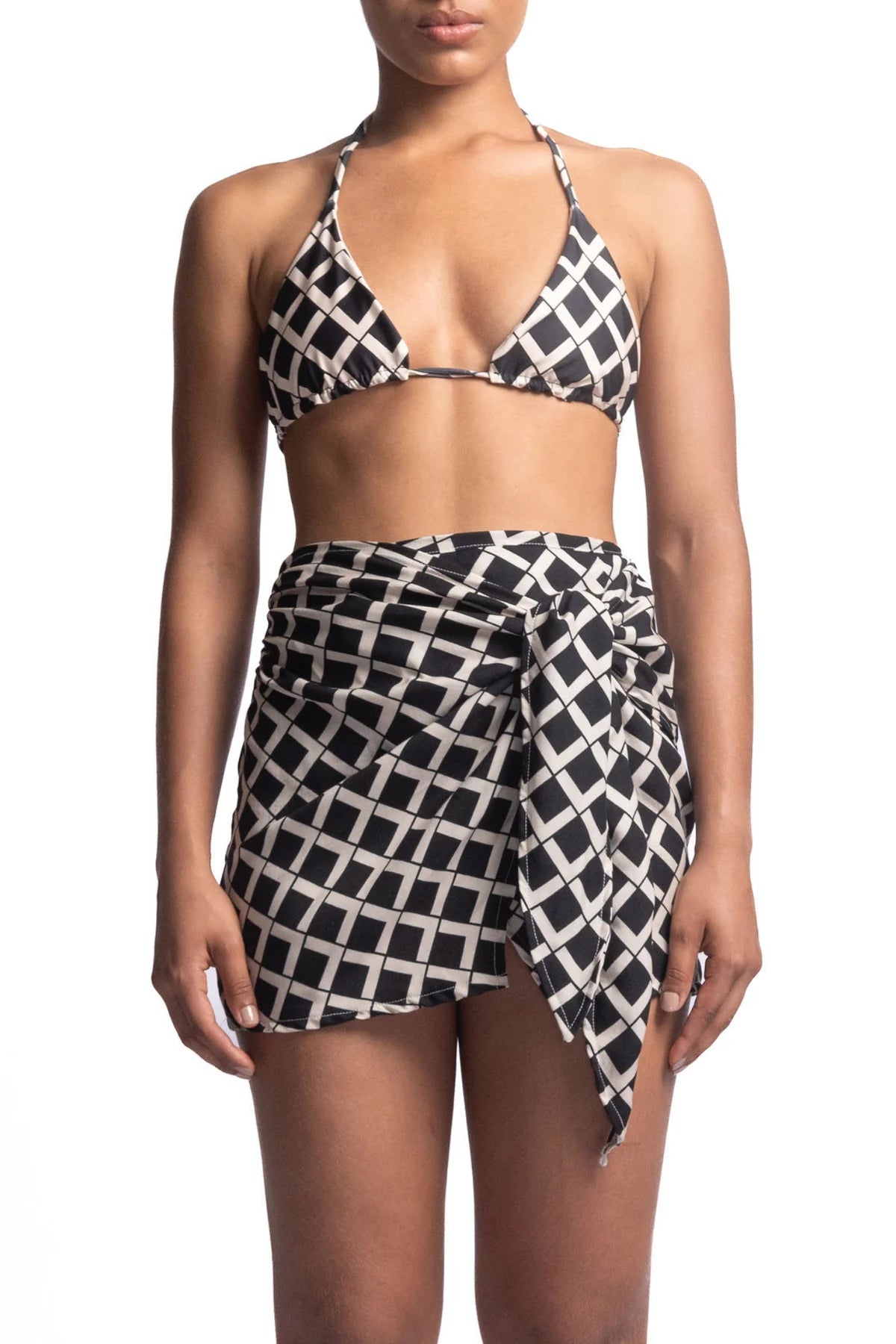 ANDREINA BLACK DECO SKIRT