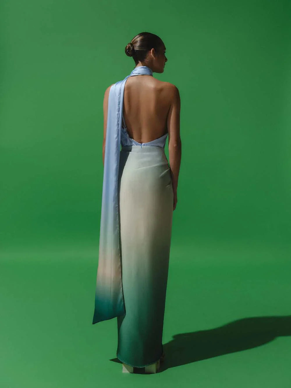 LORA ALGAE DRESS