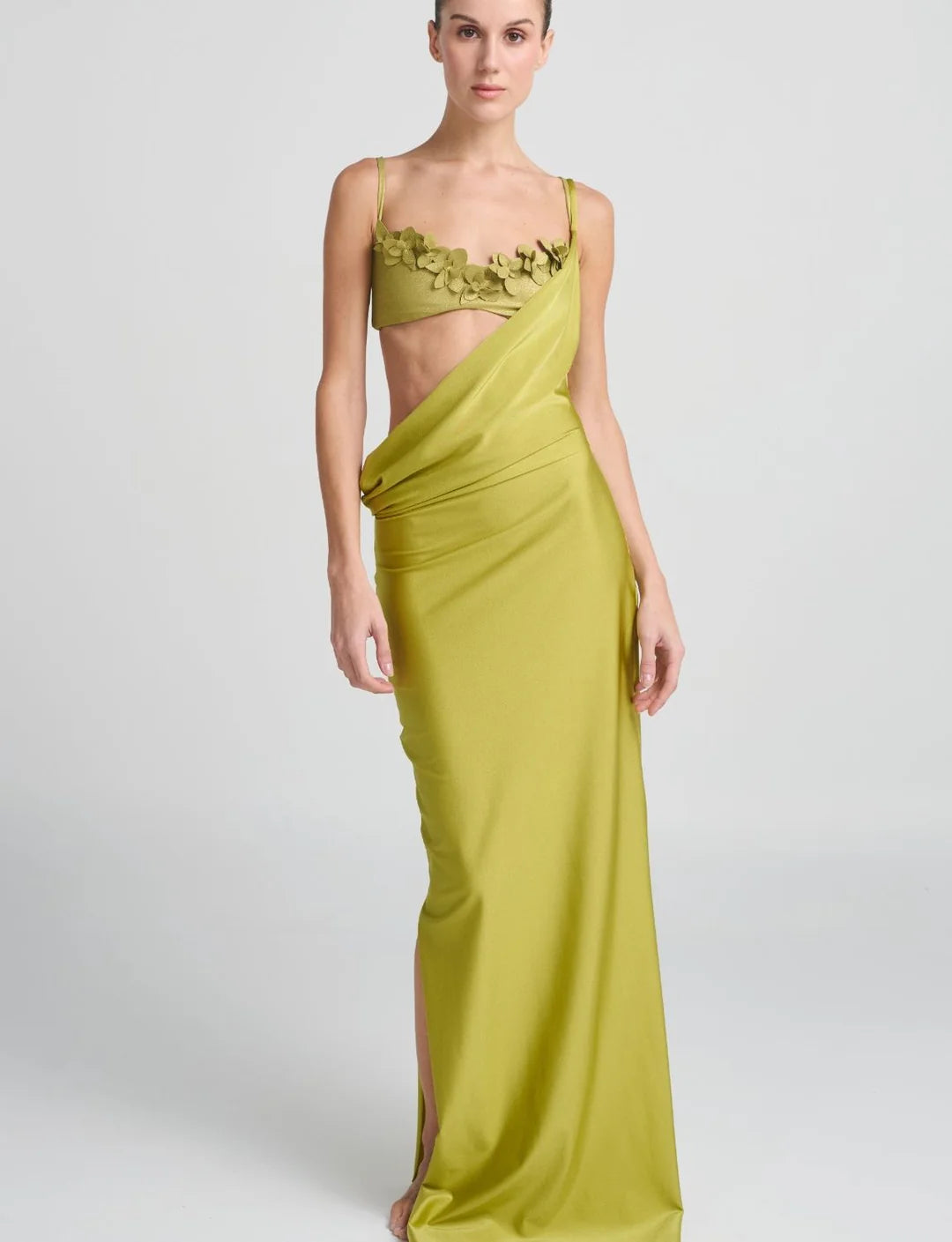 NEROLI DARK YELLOW DRESS
