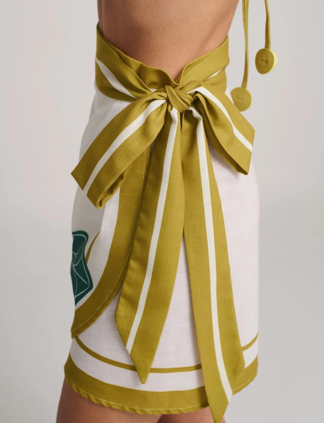 SAVIRA DARK YELLOW SKIRT