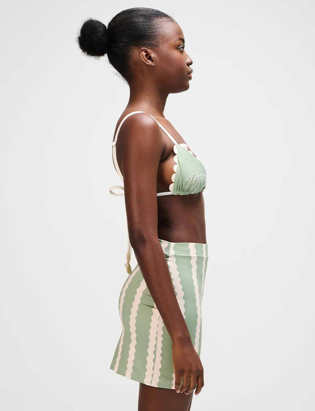 AURE GREEN SKIRT