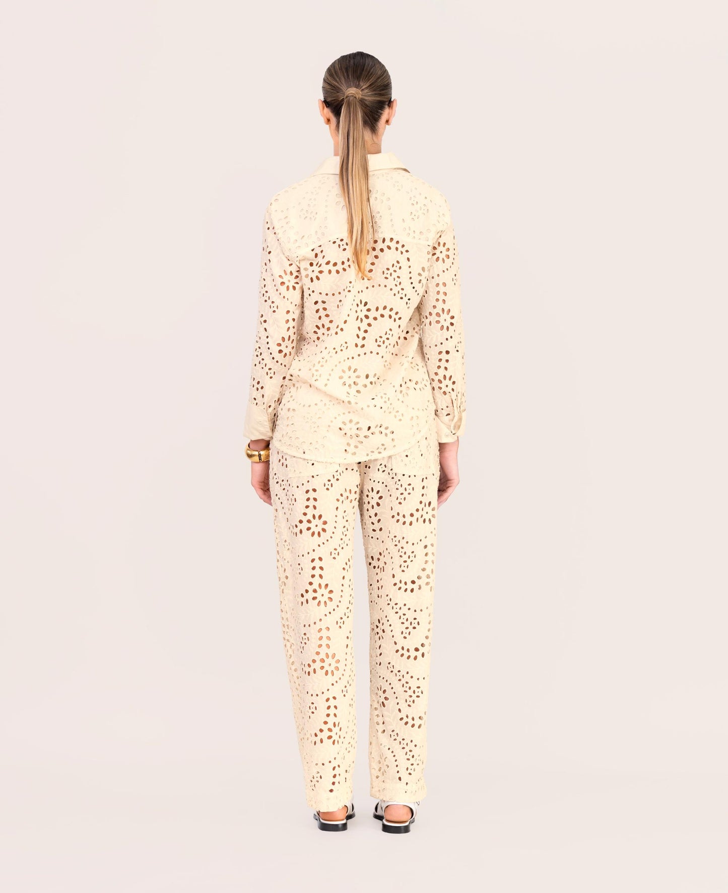 IVORY LACE SHIRT