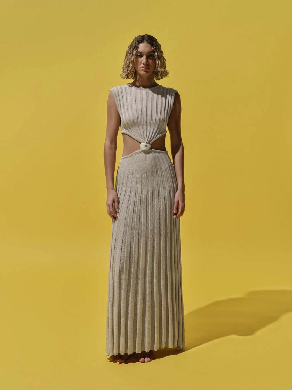 BLADE MARBLE IVORY DRESS