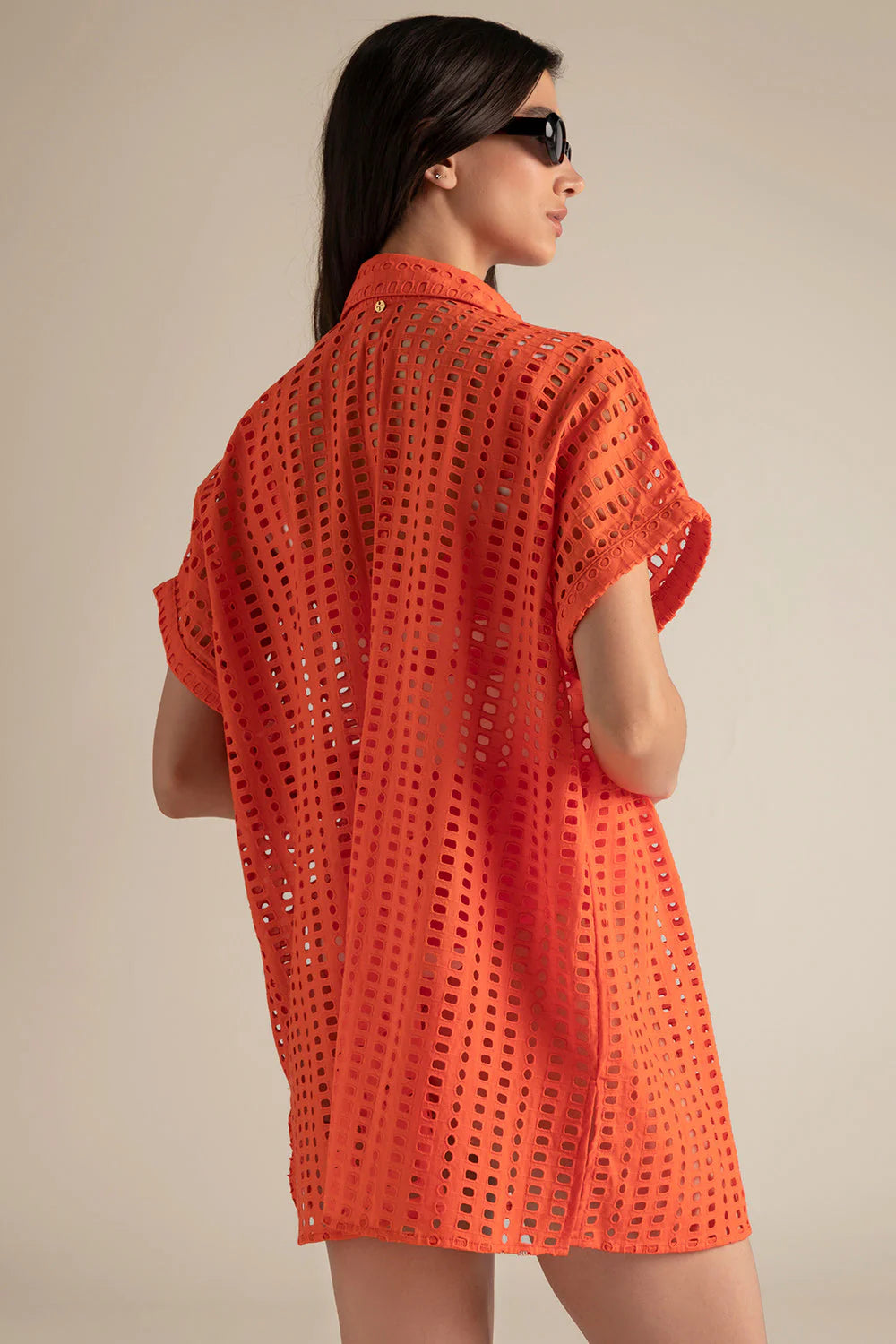ORANGE SHORT SLEEVE SHIRT