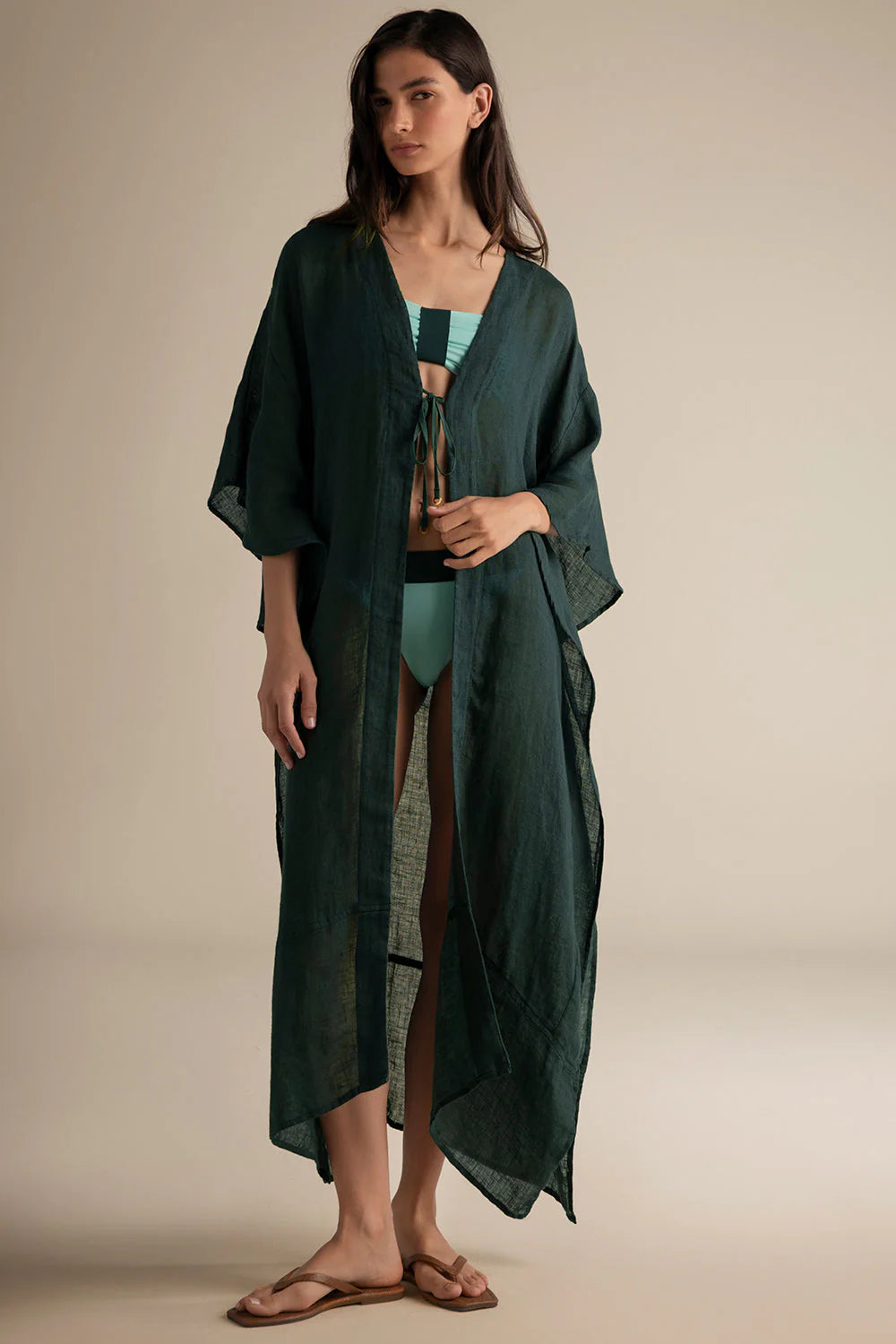 LONG GREEN COVER UP