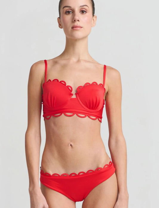 NACARE BIKINI LOW WAIST RED