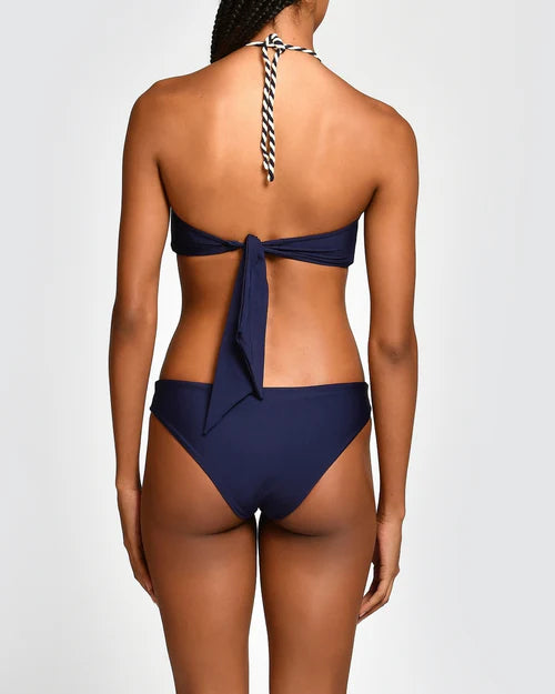 GABRIELLA & ZAHRI NAVY BIKINI