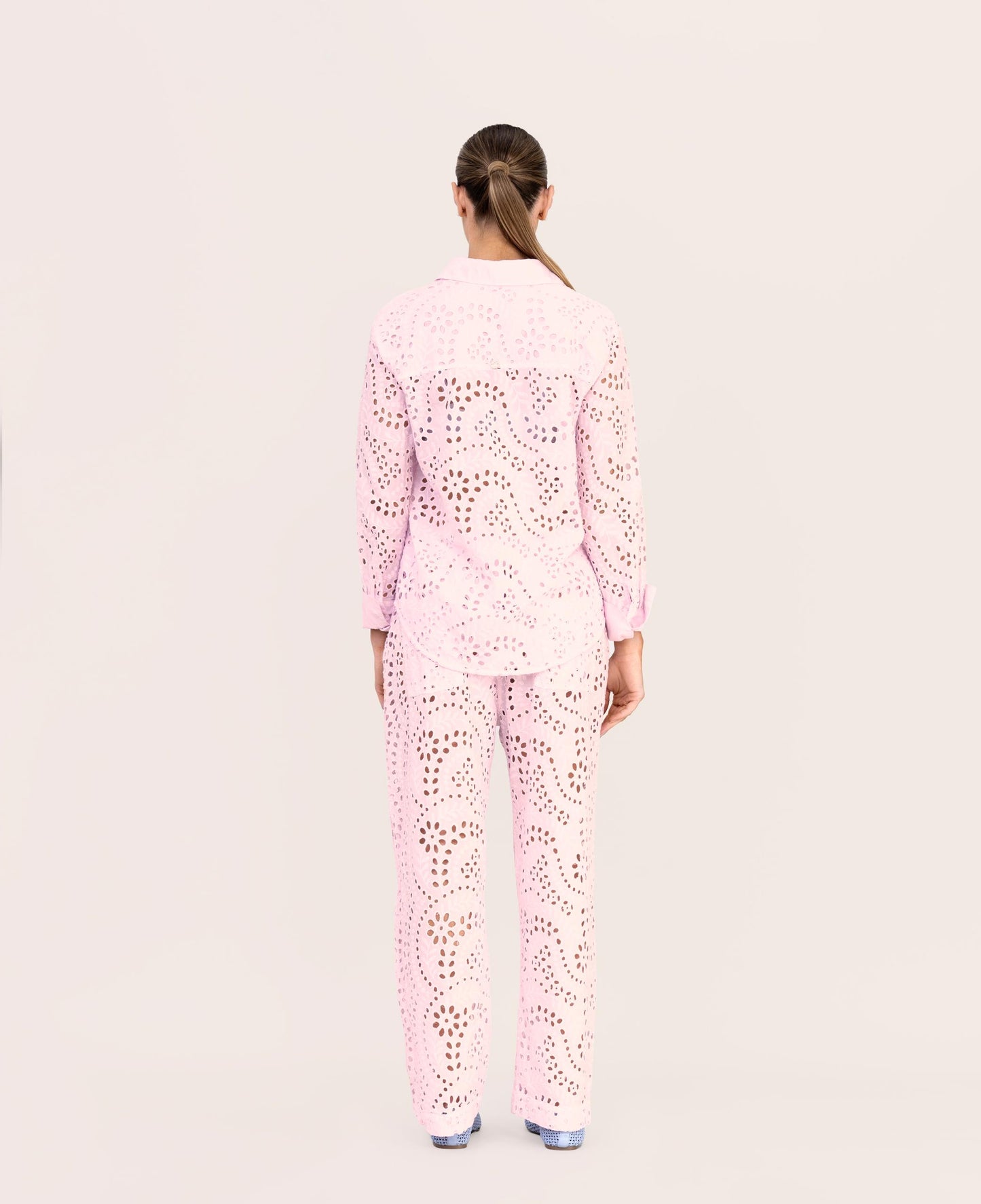 PINK LACE SHIRT