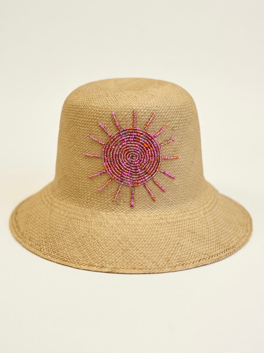 SOLTICE BEADED BUCKET HAT