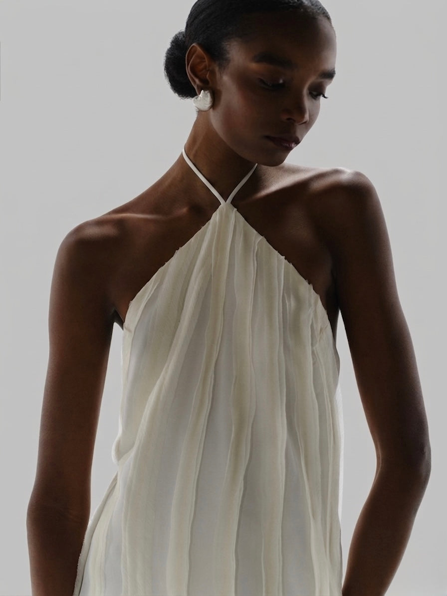 OLIVIA IVORY DRESS