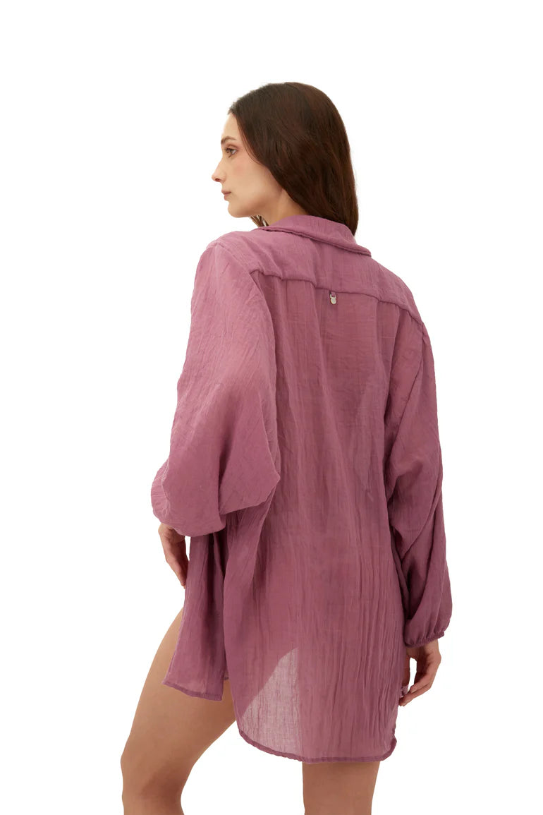 SLATE VIOLET AKUMAL SHIRT