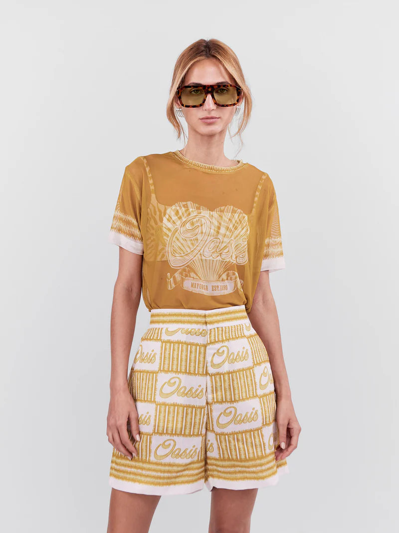 OASIS TSHIRT OCHRE