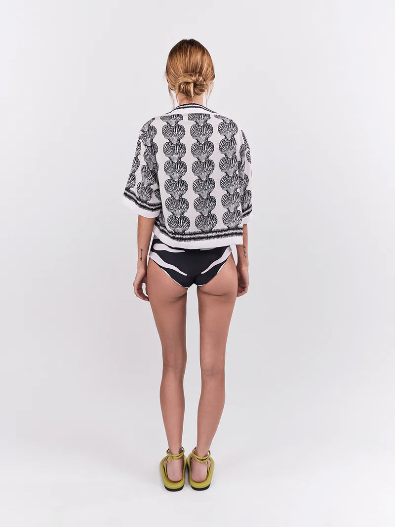 OASIS MINI BLOUSE BLACK