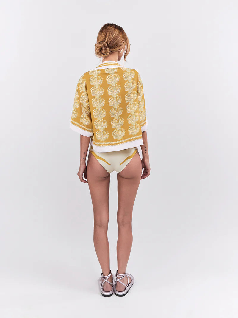 OASIS MINI BLOUSE OCHRE