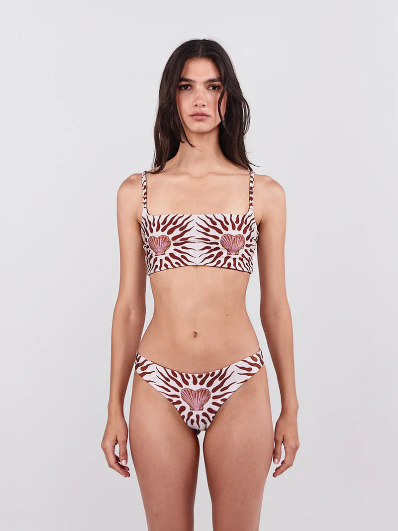 OASIS BIKINI LOW WAIST TERRACOTTA