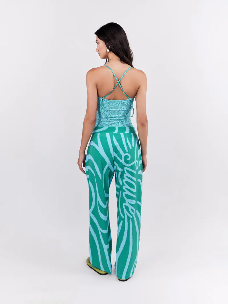 SUAVE PANTS TURQUOISE