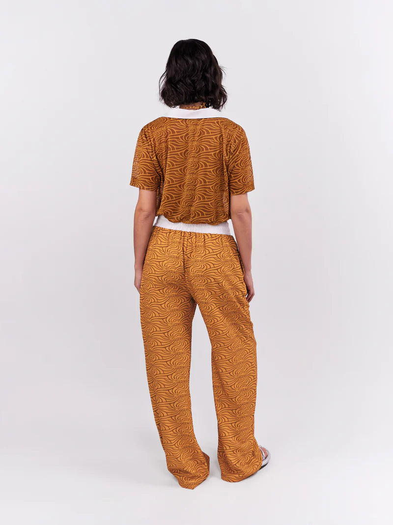 SUAVE ELASTIC PANTS OCHRE