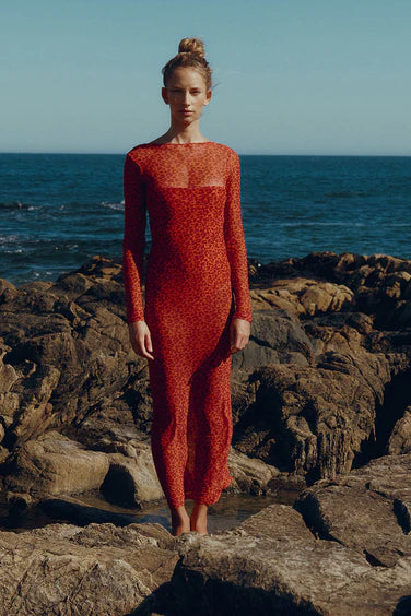 AMBER ROAR MAYA LONG DRESS
