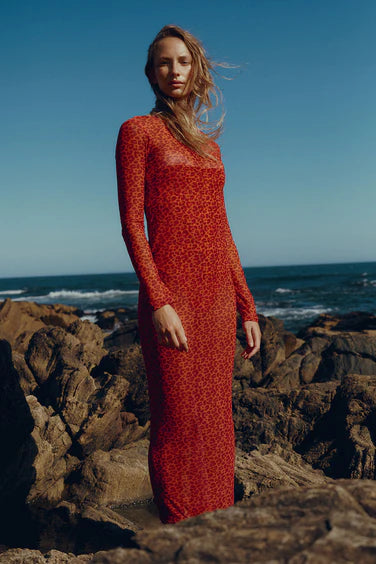 AMBER ROAR MAYA LONG DRESS