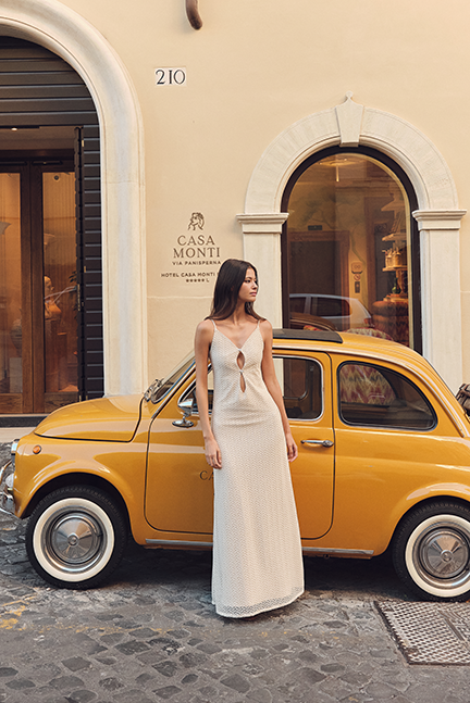 ROMA NILO IVORY DRESS