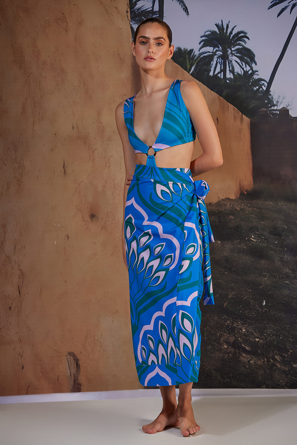 AMAZIGH BLUE SKIRT