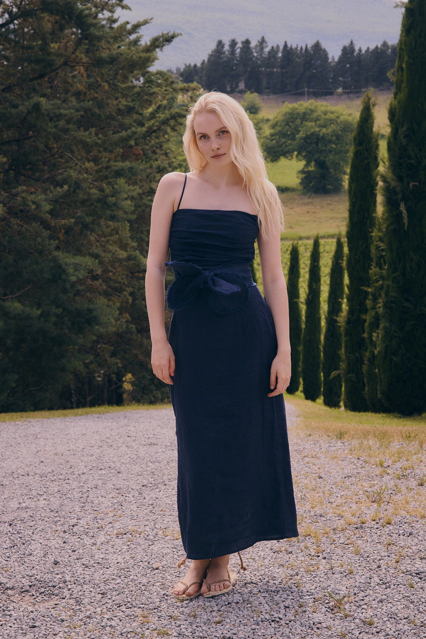 ZAFIRA NAVY BLUE DRESS