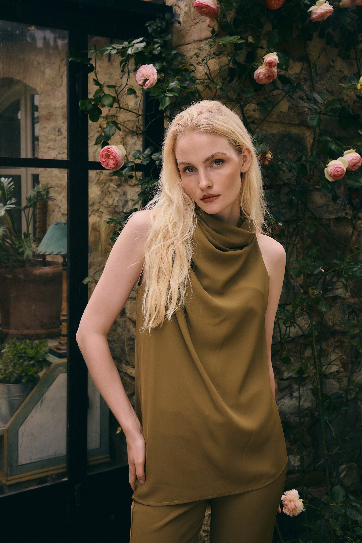 ISSA & CARLOTA OLIVE GREEN SET