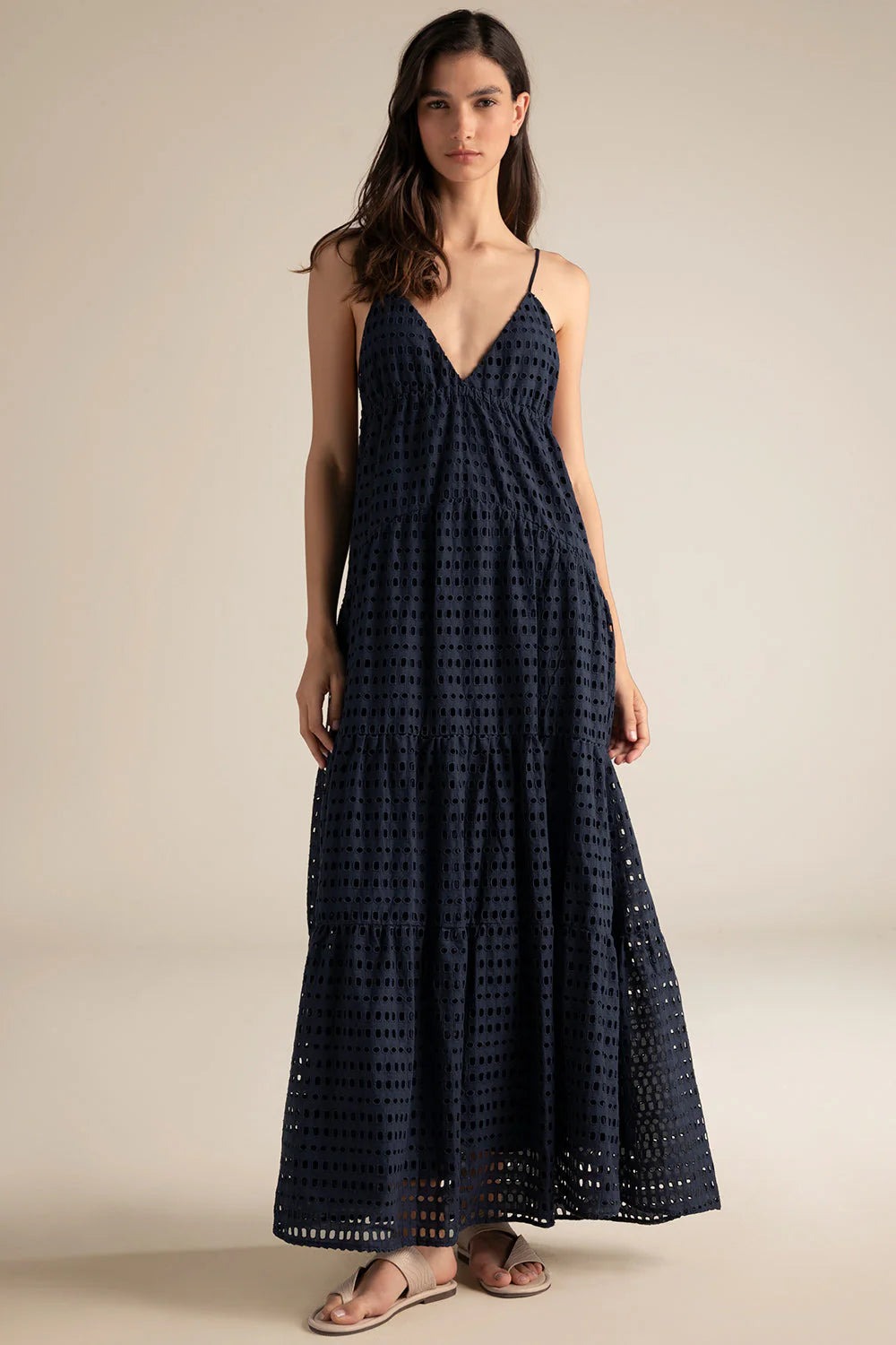 LONG NAVY DRESS