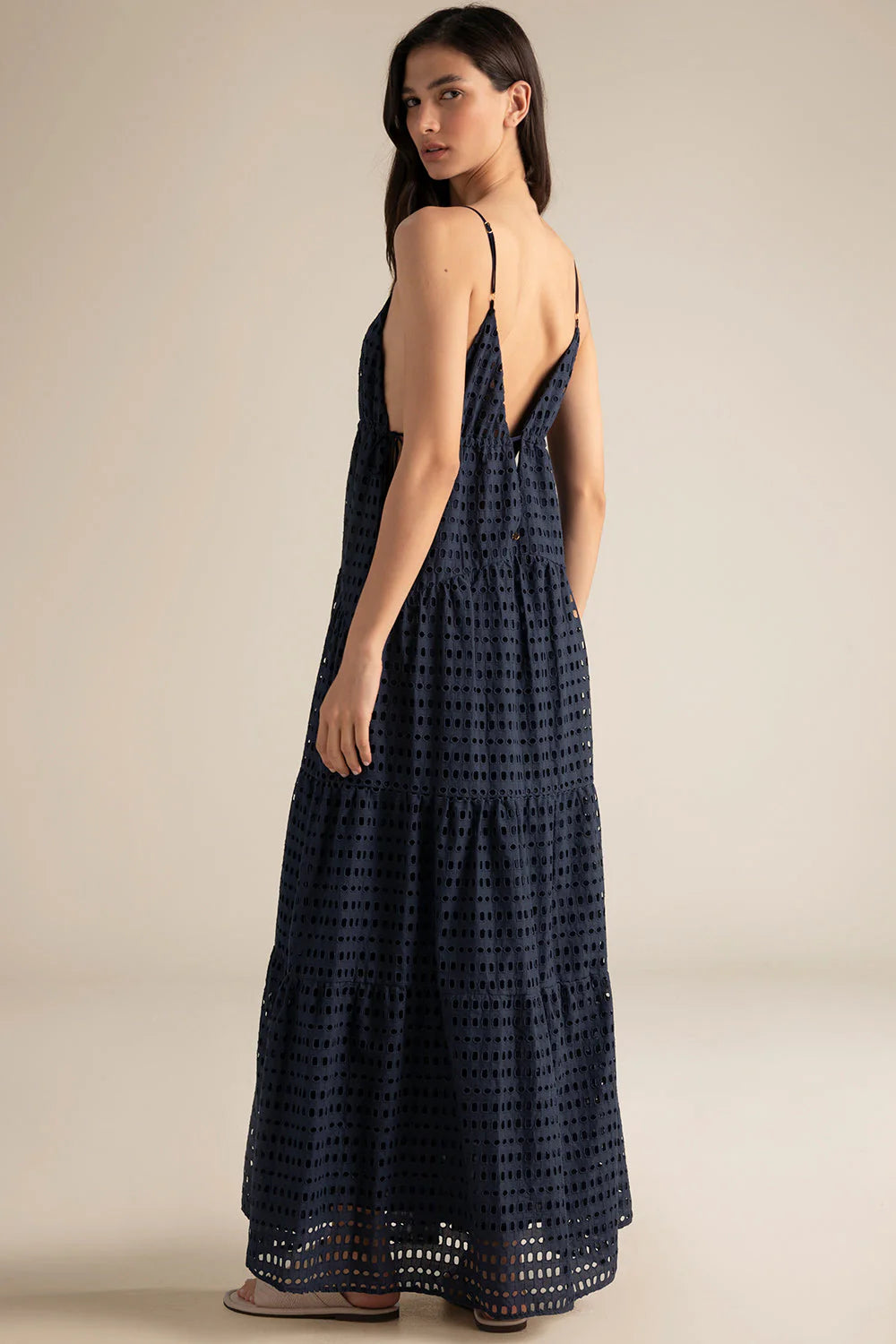 LONG NAVY DRESS