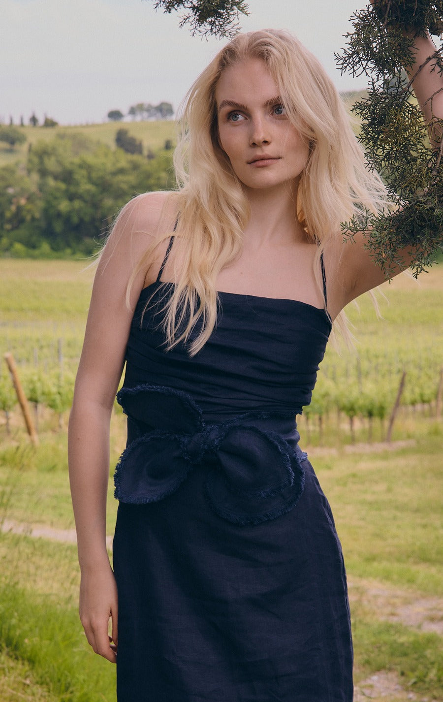 ZAFIRA NAVY BLUE DRESS