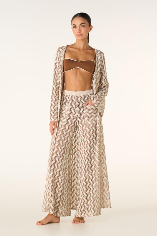 YERA ZIGZAG SAND PANTS