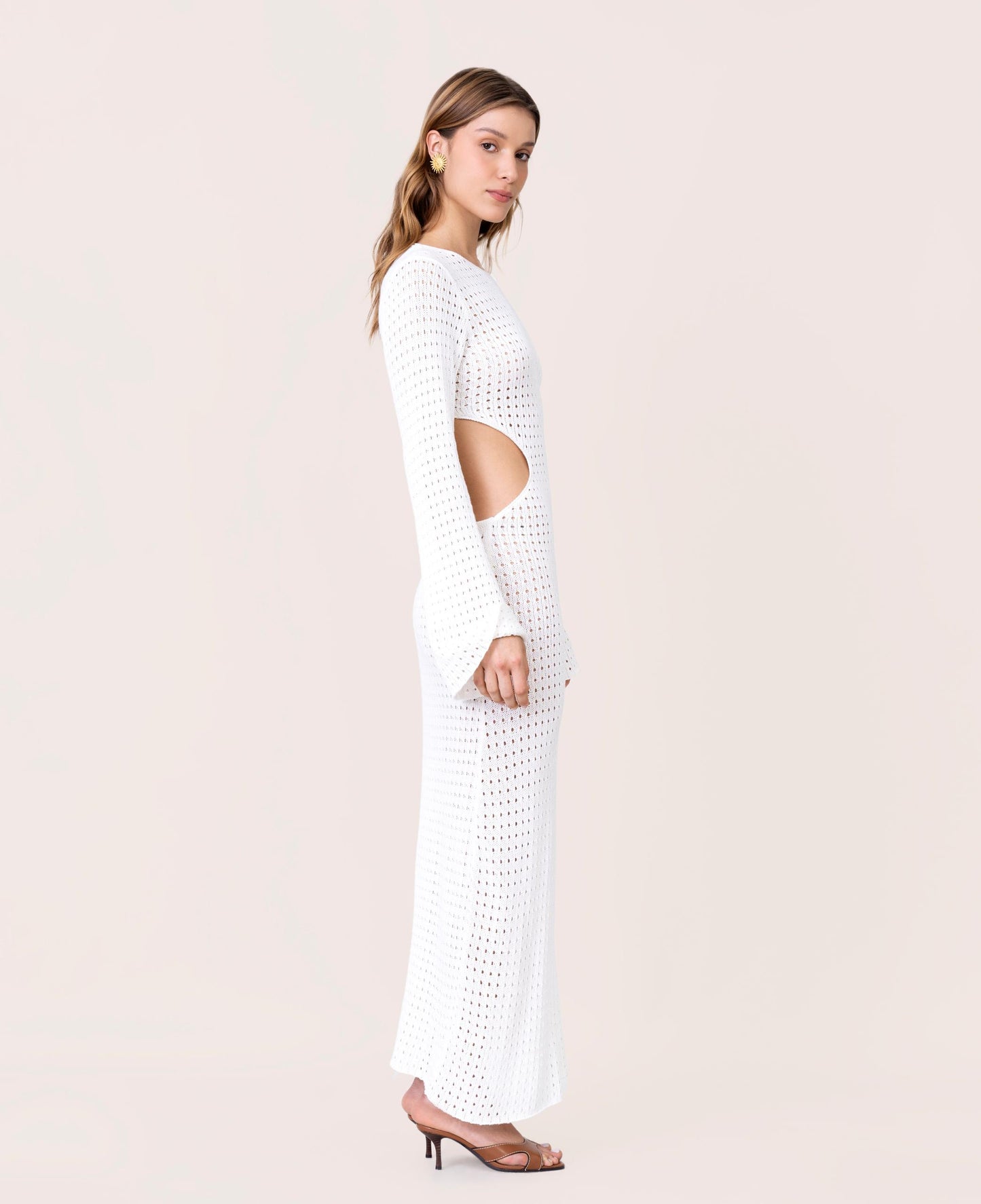 PEARL CROCHET LONG DRESS