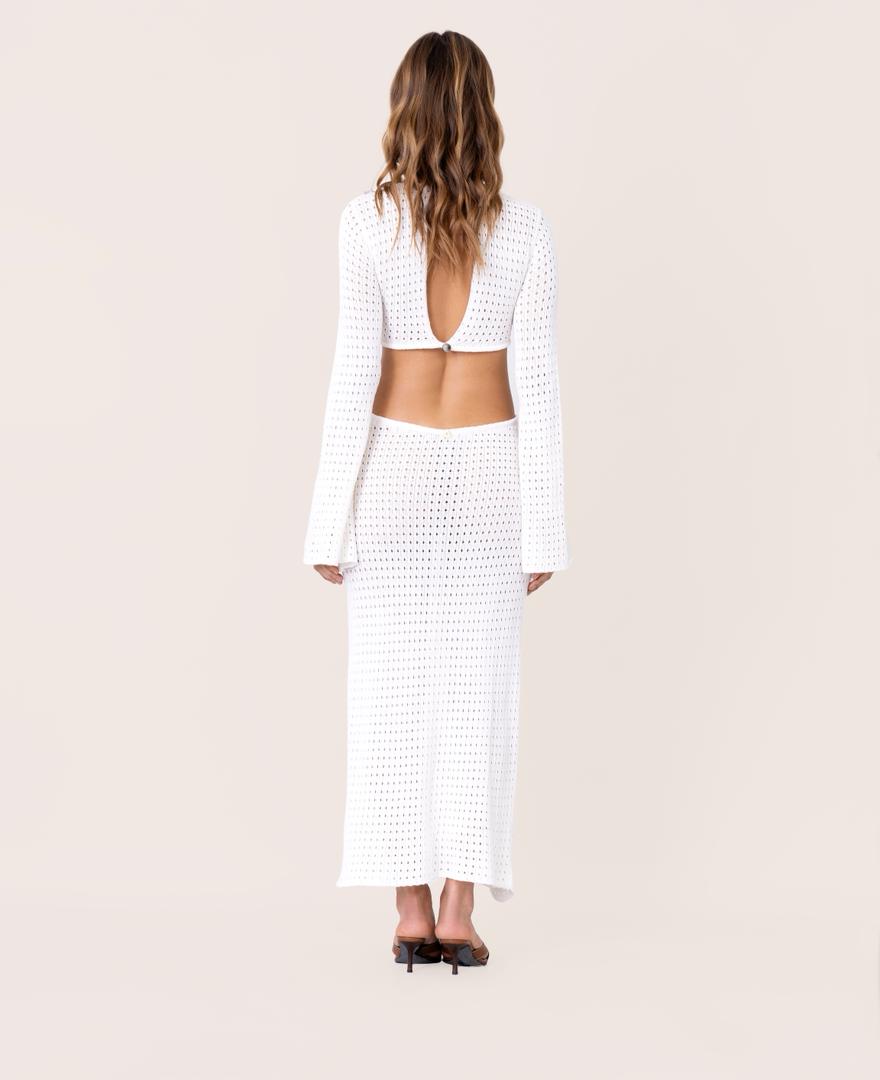 PEARL CROCHET LONG DRESS