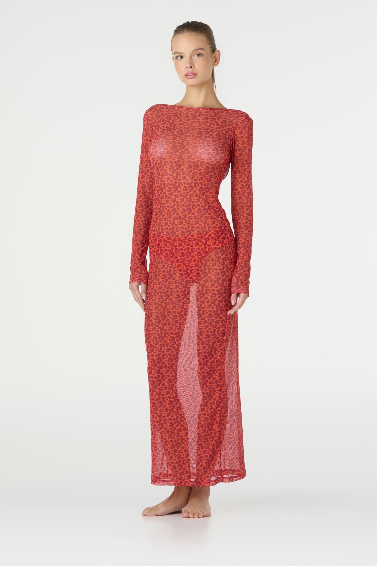 AMBER ROAR MAYA LONG DRESS