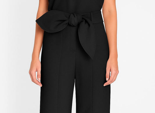 NEW PAULETTE BLACK PANTS WITH GIA BELT