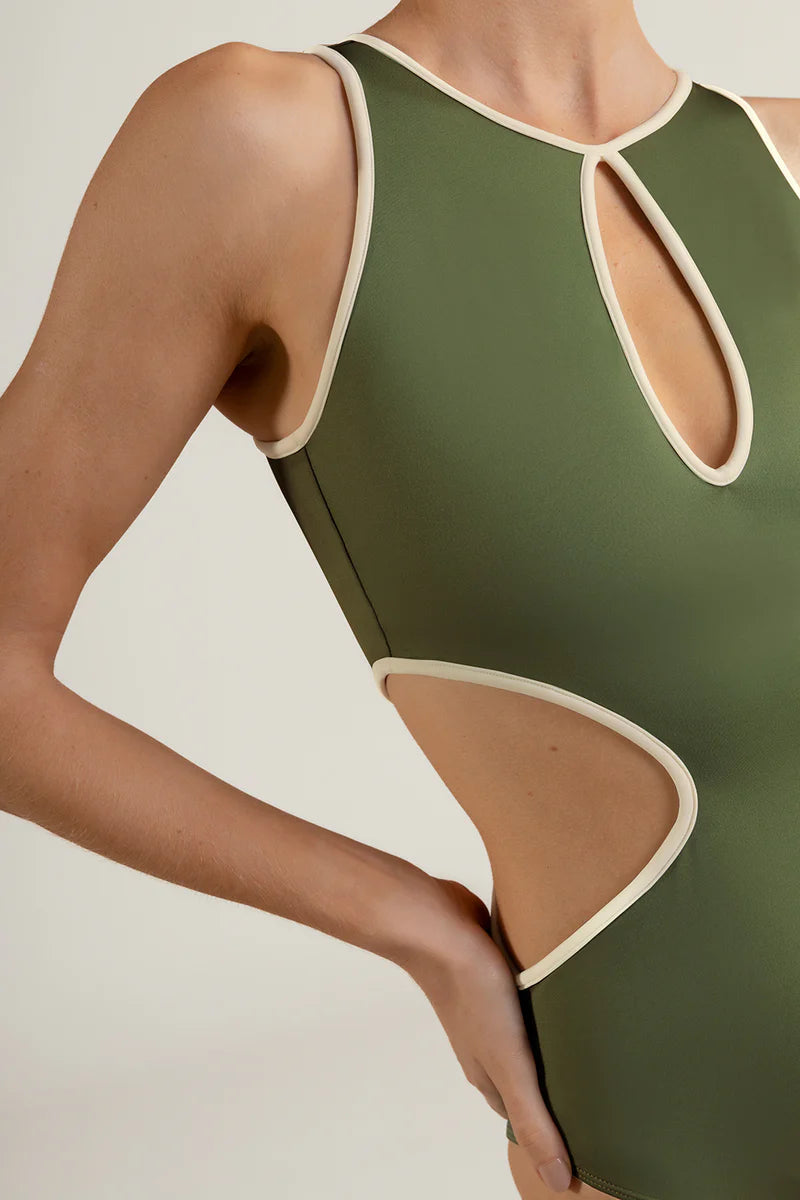 SINGLE COLOR GREEN TRIKINI