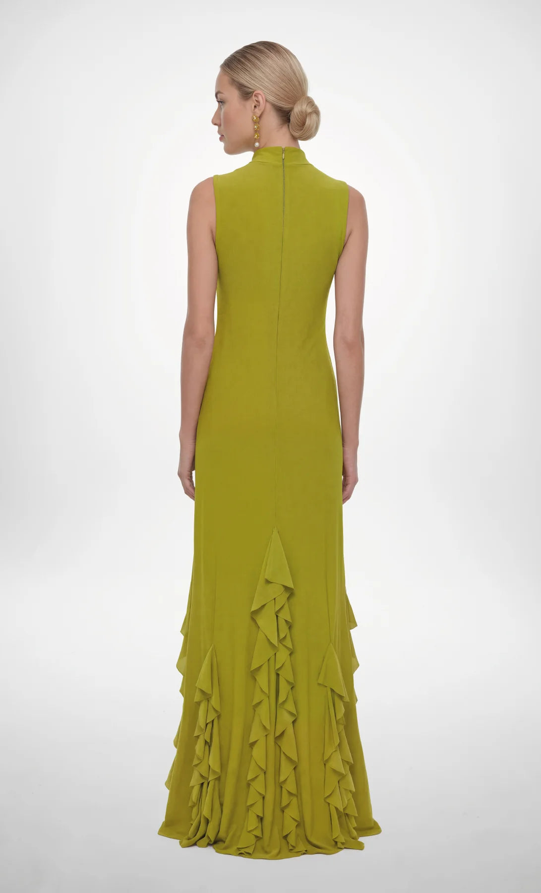 ANETA CHARTREUSE MAXI DRESS