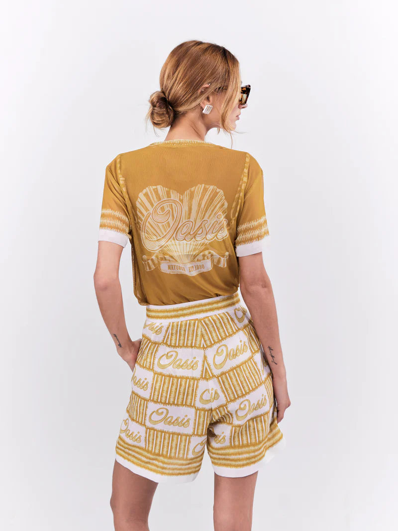 OASIS SHORTS OCHRE