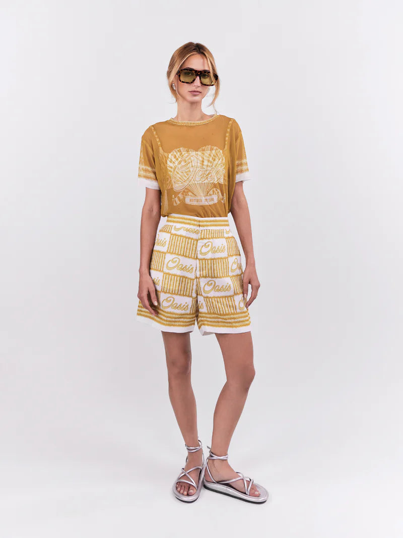 OASIS SHORTS OCHRE