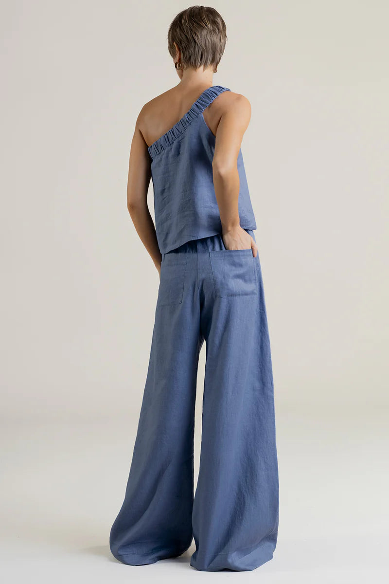 BLUE LINEN SET