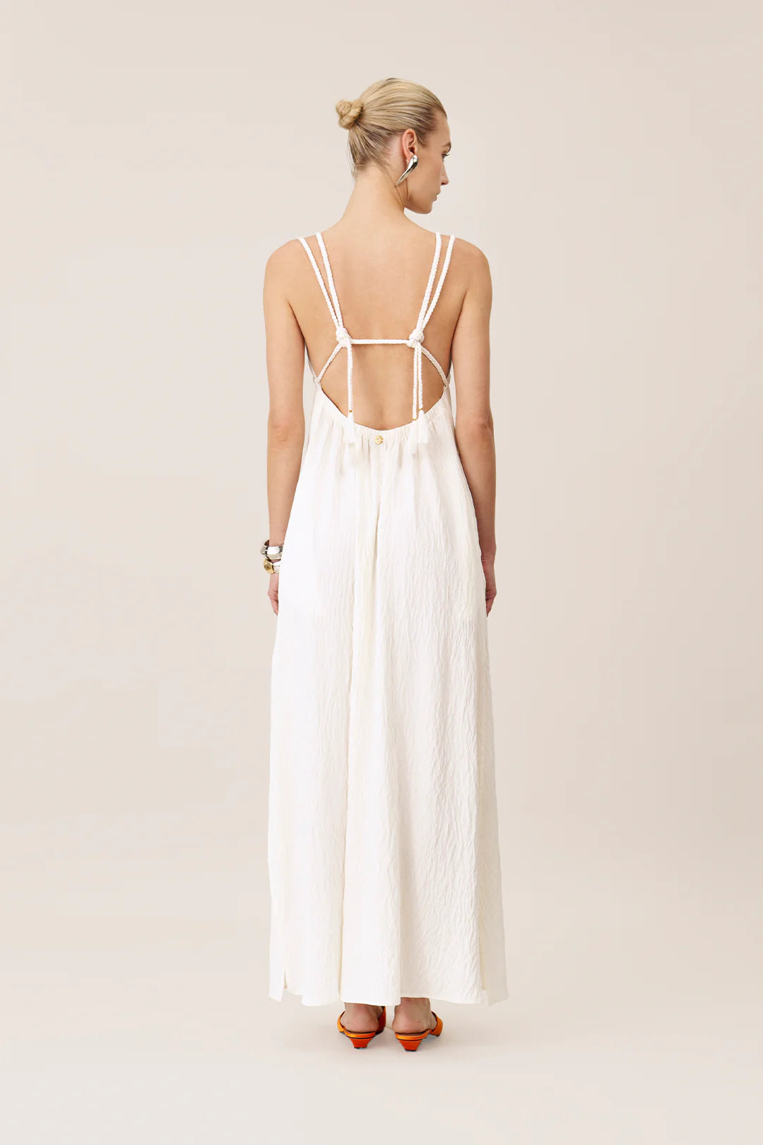 WHITE LONG DRESS