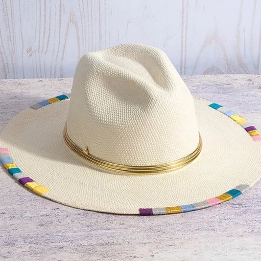 NATURAL WITH COLORS HAT