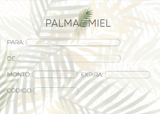 GIFT CARD PALMA MIEL