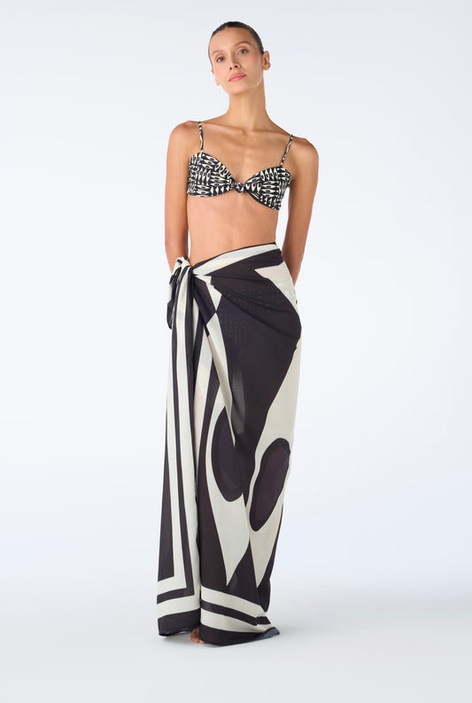 MIDNIGHT MOLA MAXI FISH SARONG