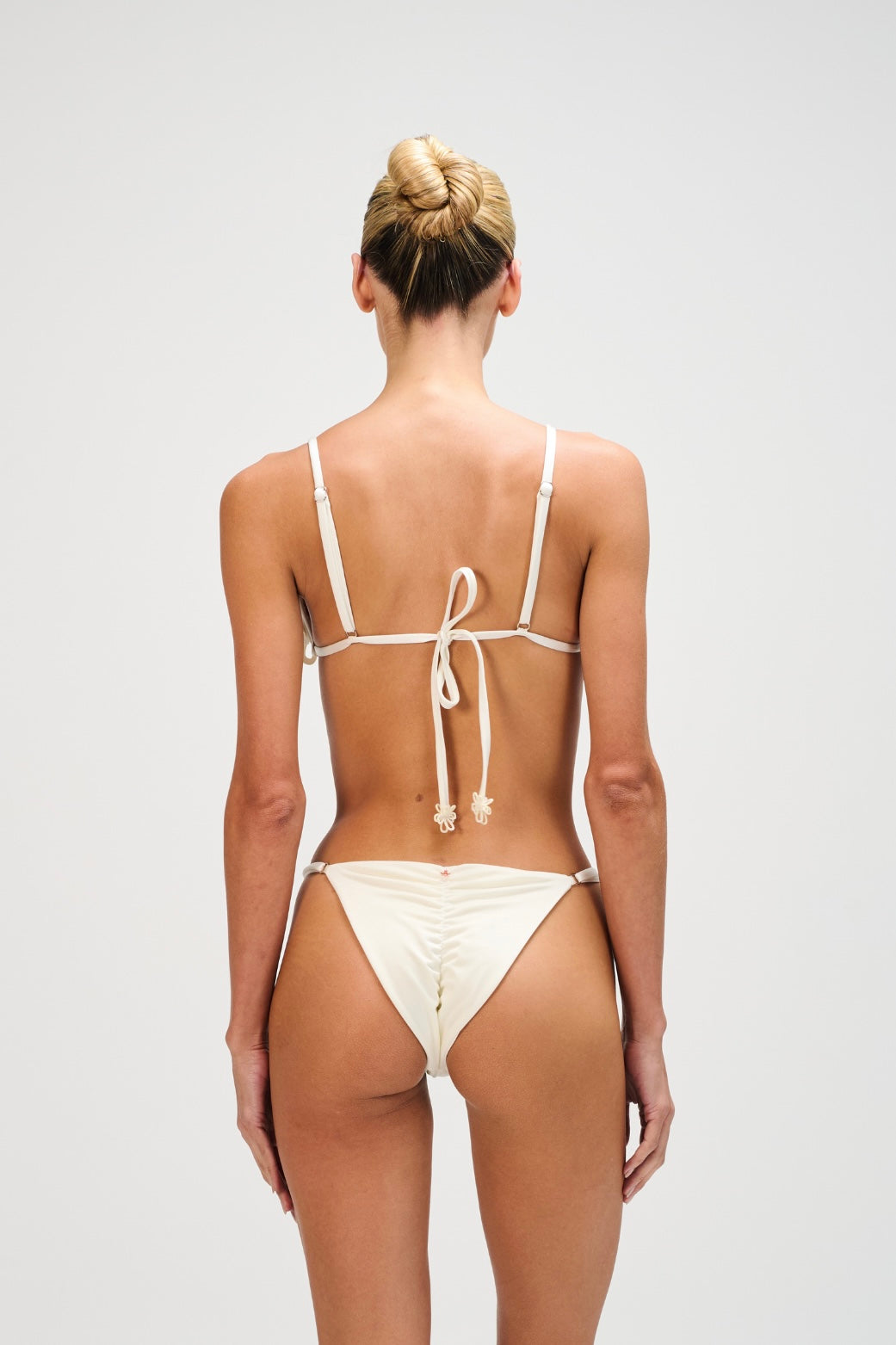 VEA & CORFU IVORY LOW WAIST BIKINI