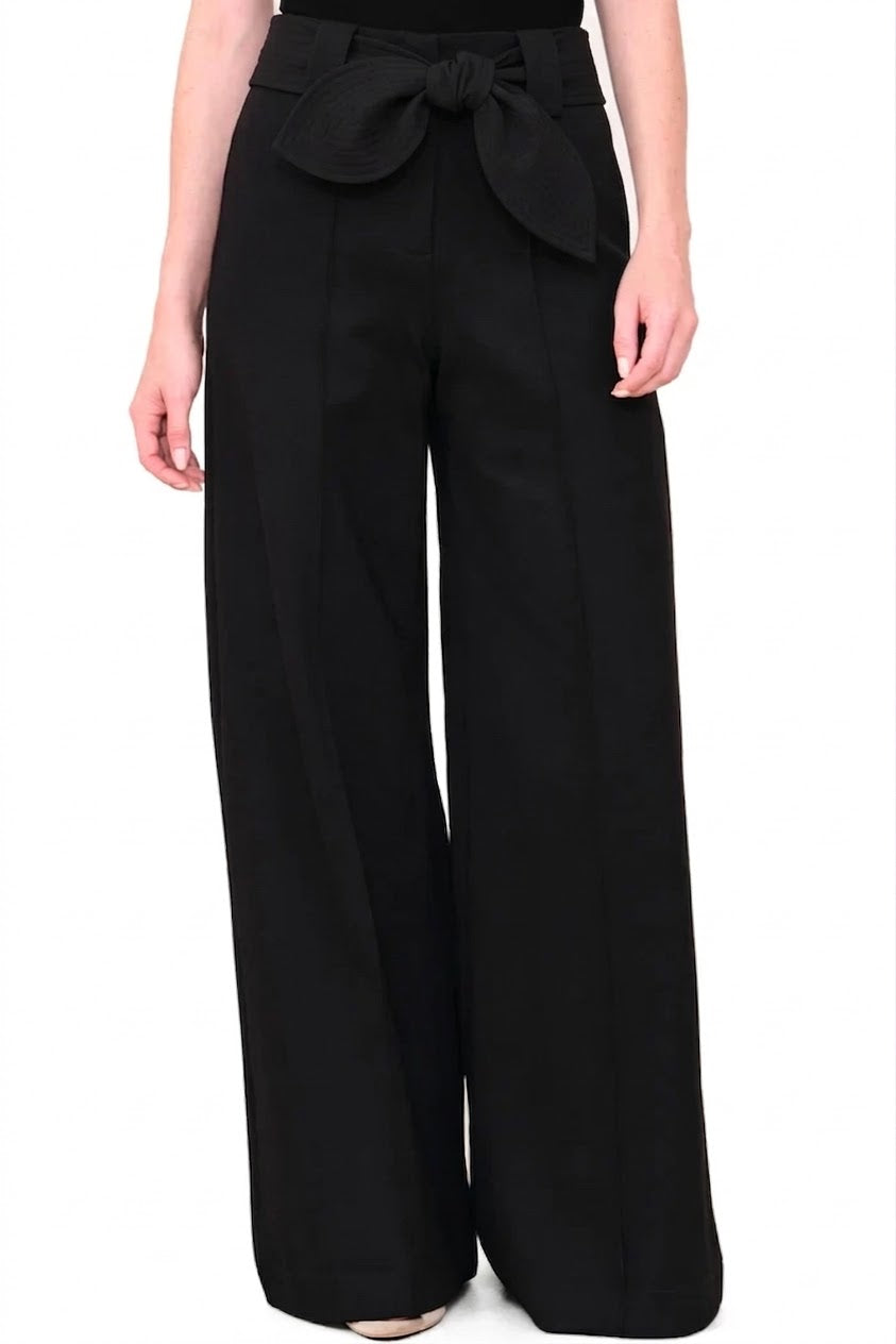 NEW PAULETTE BLACK PANT WITH GIA BELT