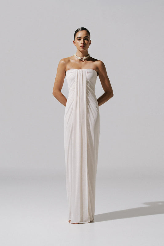 LENA IVORY MAXI DRESS