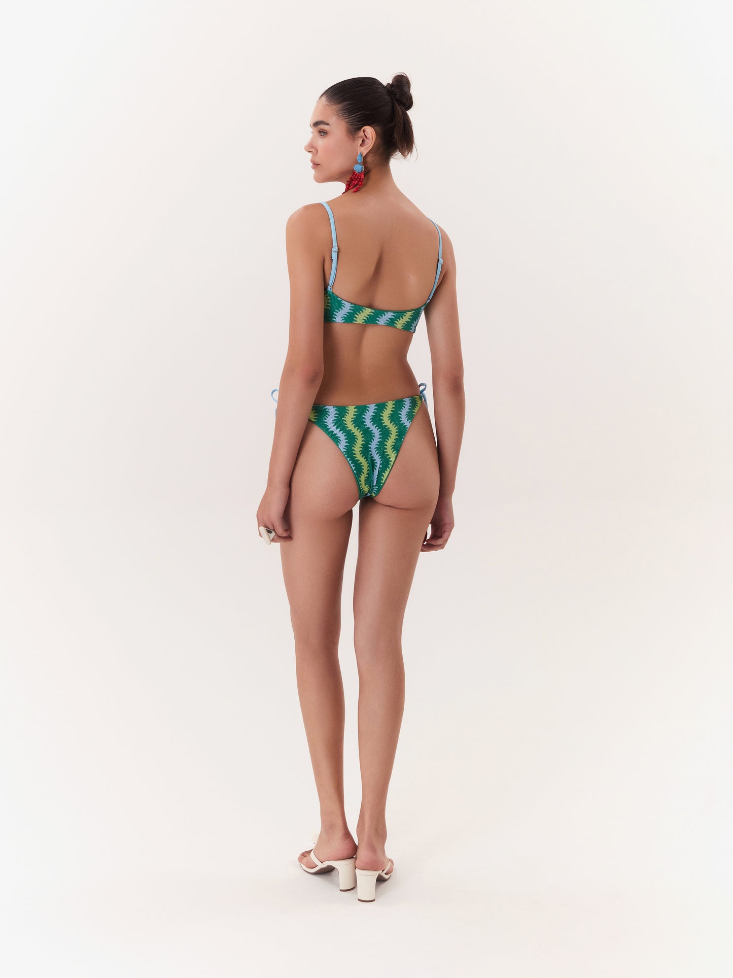 SOLAR STRAIGHT BIKINI GREEN